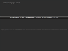 Tablet Screenshot of bannedgays.com